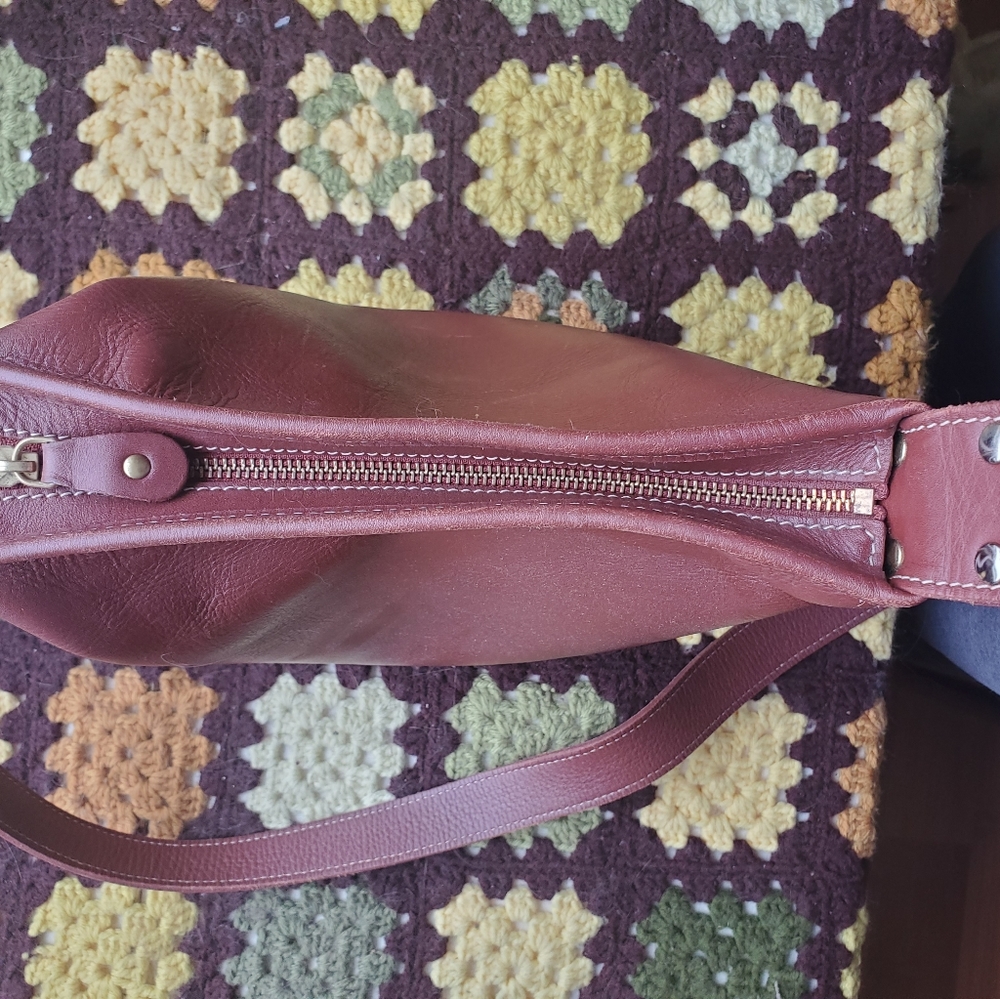 Roots feed bag leather bucket purse bag - Picture 4 of 5